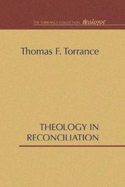 Cover of: Theology in Reconciliation