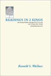 Cover of: Readings in 2 Kings