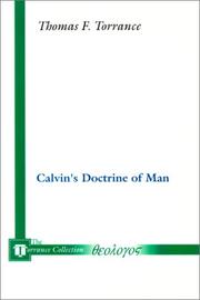 Cover of: Calvin¹s Doctrine of Man