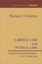 Cover of: Juridical Law and Physical Law