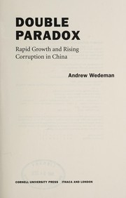Cover of: Double paradox | Andrew Hall Wedeman