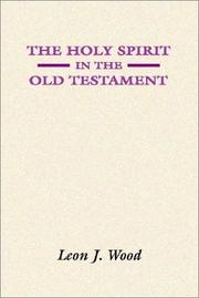 Cover of: The Holy Spirit in the Old Testament