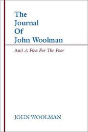 Cover of: Journal of John Woolman and a Plea for the Poor
