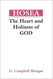Cover of: Hosea by Morgan, G. Campbell