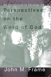 Cover of: Perspectives on the Word of God by John M. Frame