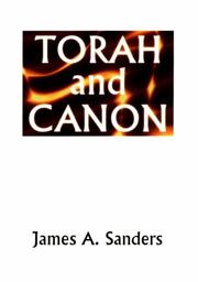 Cover of: Torah and Canon by James A. Sanders