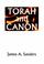 Cover of: Torah and Canon