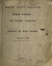 Cover of: Mount Saint Brandon Religious Celebration ; the scenery ... and history of West Kerry | James J. LONG