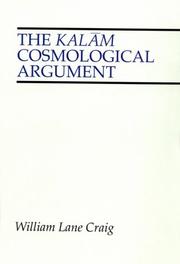Cover of: The Kalam Cosmological Argument by William Lane Craig