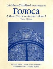 Cover of: Golosa: Basic Course in Russian Book 1, LAB MANUAL