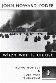 Cover of When war is unjust