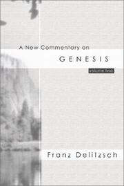 Cover of: New Commentary on Genesis by Franz Julius Delitzsch
