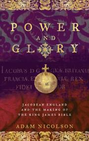 Cover of: Power and Glory by Adam Nicolson, Adam Nicolson