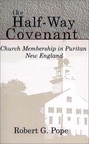 The half-way covenant by Robert G. Pope