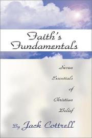 Cover of: Faith's Fundamentals: Seven Essentials of Christian Belief