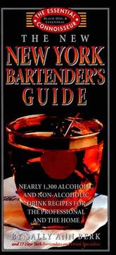 Cover of: The New York bartender's guide