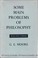 Cover of: Some main problems of philosophy
