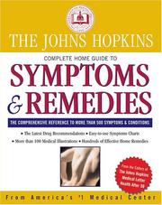 Cover of: The Johns Hopkins Complete Home Guide to Symptoms & Remedies