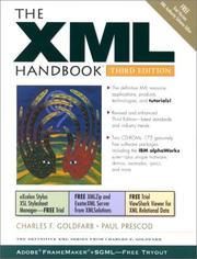 Cover of: The XML Handbook (3rd Edition)