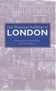 Cover of: One Thousand Buildings of London | Gill Davis