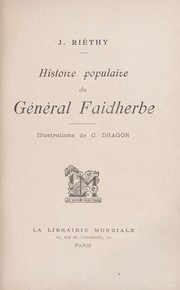 Cover of: Histoire populaire du général Faidherbe