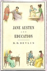 Cover of: Jane Austen and education by D. D. Devlin