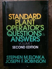 Cover of: Standard plant operator