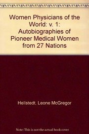 Cover of: Women physicians of the world | 