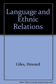 Cover of: Language and ethnic relations | 