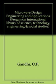 Cover of: Microwave engineering and applications | Om P. Gandhi