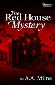 Cover of: The red house mystery