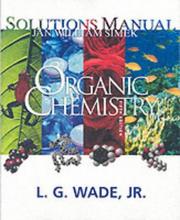 Cover of: Organic Chemistry, Fifth Edition Solutions Manual by LeRoy G. Wade Jr, Jan William Simek