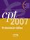 Cover of: CPT 2007 Professional Edition (Cpt / Current Procedural Terminology (Professional Edition))