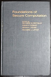 Cover of: Foundations of secure computation