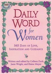 Cover of: Daily Word For Women: 365 Days of Love, Inspiration, and Guidance (Daily Word)