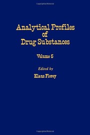 Cover of: Analytical profiles of drug substances | 