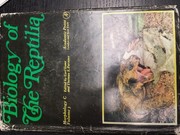 Cover of: Biology of the Reptilia