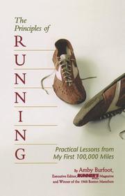 Cover of: The Principles of Running