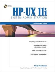 Cover of: HP-UX 11i System Administration Handbook and Toolkit
