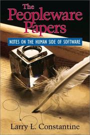 The Peopleware papers by Larry L. Constantine