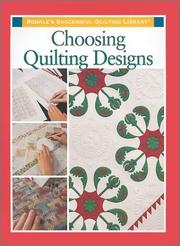 Cover of: Choosing Quilting Designs (Rodale's Successful Quilting Library)