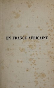 Cover of: En France africaine by Maurice Rondet-Saint