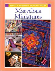 Cover of: Marvelous Miniatures (Rodale's Successful Quilting Library)