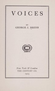 Cover of: Voices | George J. Brenn