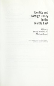 Cover of: Identity and foreign policy in the Middle East