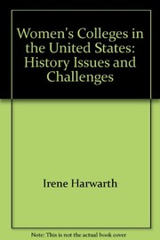 Cover of: Women's colleges in the United States: history, issues, and challenges