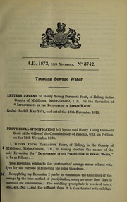 Specification of Henry Young Darracott Scott by Henry Young Darracott Scott