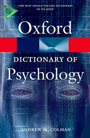 Cover of: A Dictionary of Psychology (Oxford Paperback Reference)