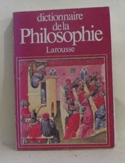Cover of: Dictionnaire de la philosophie