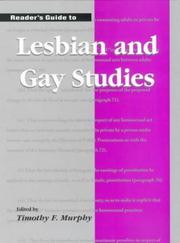 Cover of: Reader's guide to lesbian and gay studies by editor, Timothy F. Murphy.